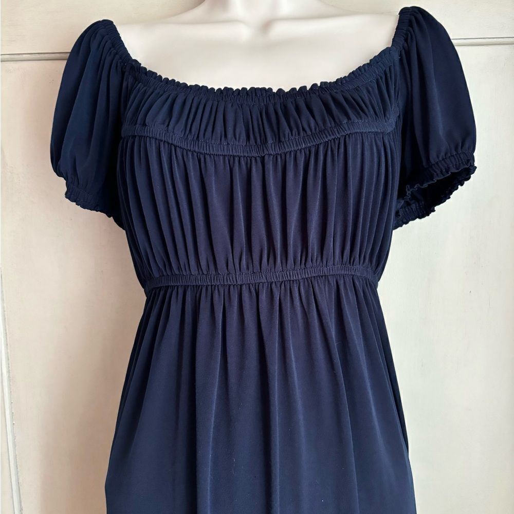 Boston Proper Navy Blue Dress 10 - Picture 6 of 9